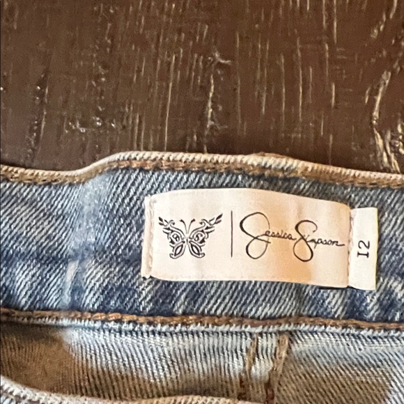 Jessica Simpson Light Blue Women’s High Rise Relaxed Barrel Leg Jeans - Picture 2 of 5